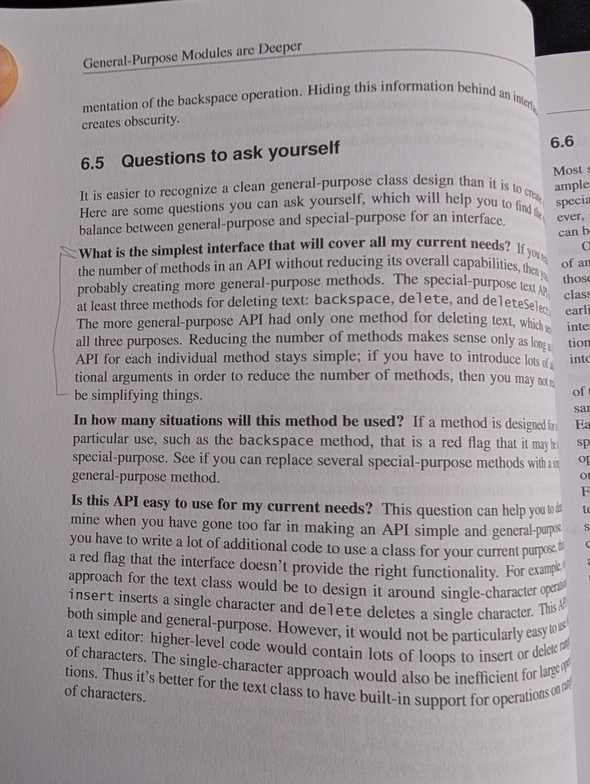 question to ask yourself (image from book)